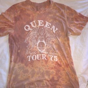 Bleach-Dyed Queen Band Tee